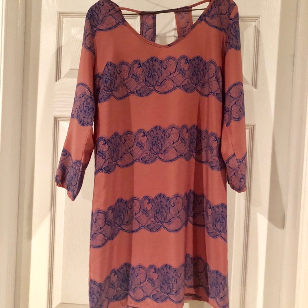 3/4 sleeve dress